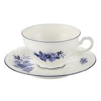 Чайная пара 220 мл,коллекция "Blue Flower"  P.L. Proff Cuisine