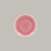 Тарелка круглая  d=21 см., плоская, фарфор,цвет розовый, Vintage, RAK Porcelain, ОАЭ